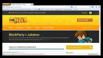 How to get music in block party on the hive