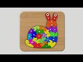 ABC Alphabets with Snail Puzzle | Alphabets For Kids