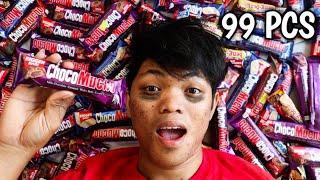 I Bought 100Pcs Of Chocolate From 100 Different Stores