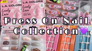 FAUX PRESS ON NAIL COLLECTION // INCLUDING LA COLORS NAILS & MORE!