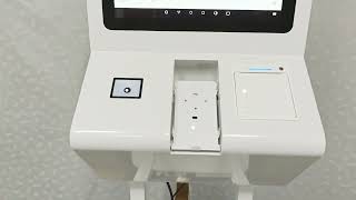 27 Inch B-shaped Printer QR Code Scanner Self Service Ordering Machine