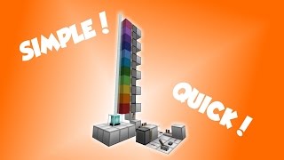 Rainbow Beacon 2.0 In Minecraft Tutorial