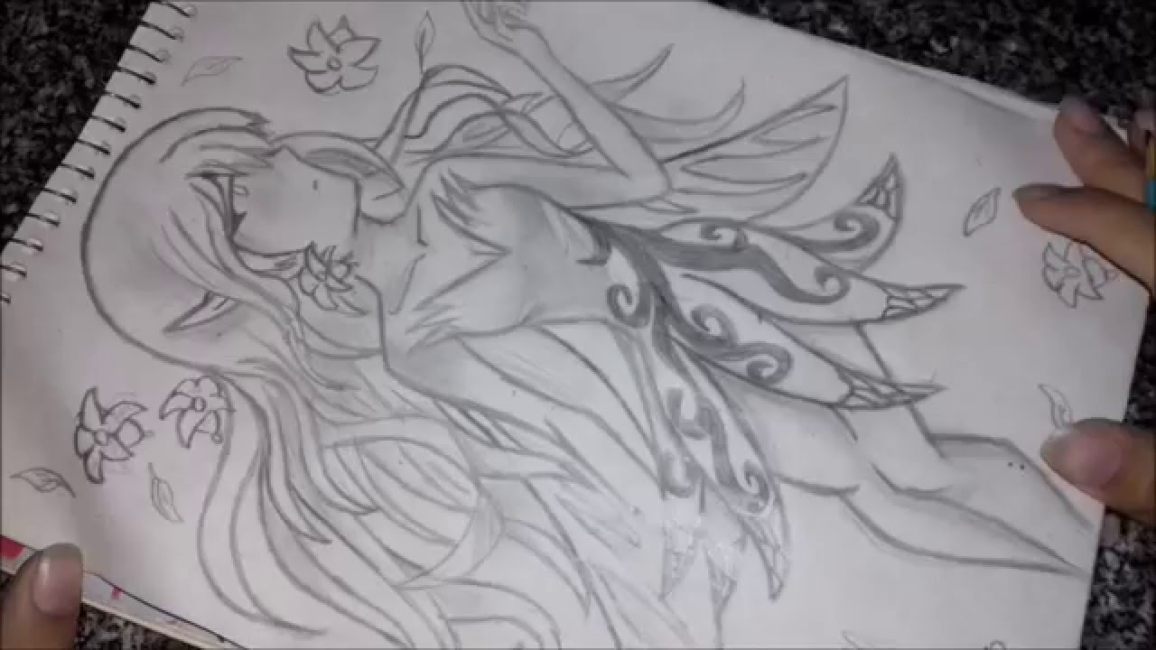 Desenhando Elfa / speed drawing Por Lya Shinoda YouTube