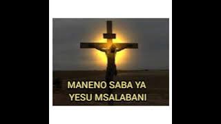 Maneno saba ya Yesu msalabani.