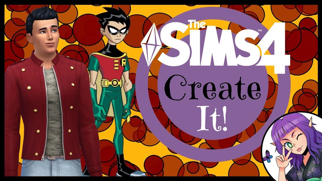 Robin Sims 4 Robin (Teen Titans) Sims 4 CAS Create it! - YouTube