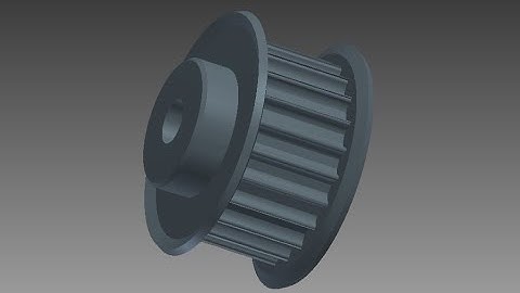 Tutorial Autodesk Inventor 2015 Español ejercicio 5 rueda de correa de motor