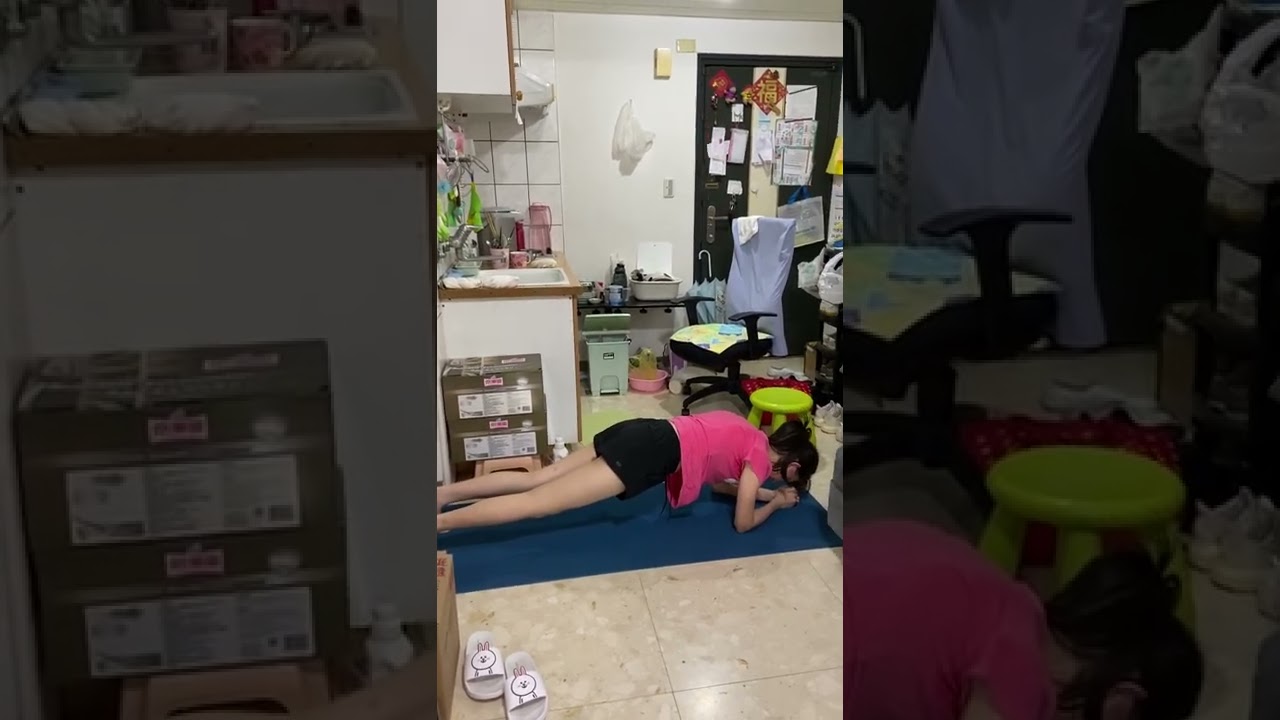 6/13 tabata靜態式動作 體育作業