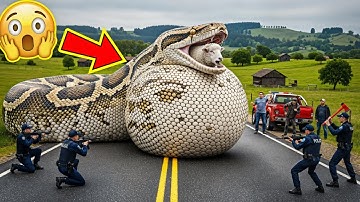 Courageous Rescue Team Battles Giant Python to Save Innocent Sheep🐍