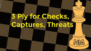 3 Ply for Checks, Captures, Threats