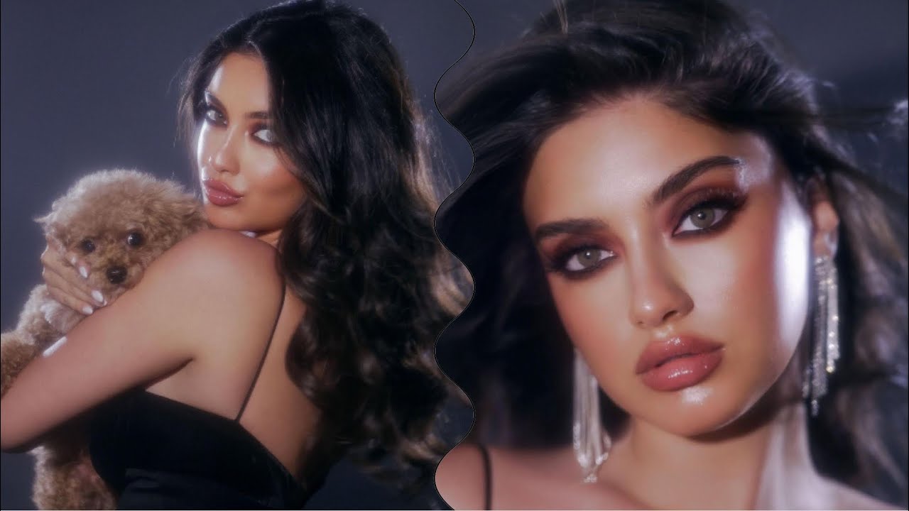 ميك اب عربي ثقيل بس بشره صحيه ومليانه حياه  | وعد التركي