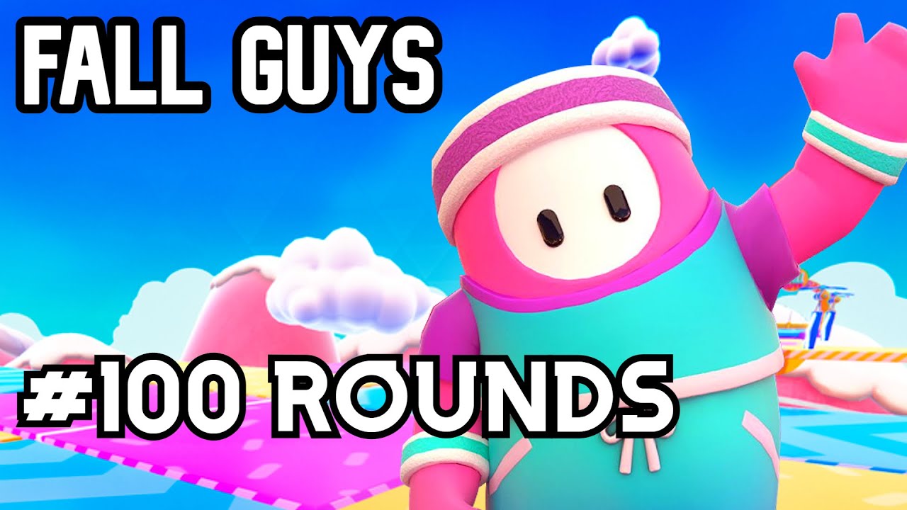 I Played 100 ROUNDS of Fall Guys in 24 Hours - Challenge