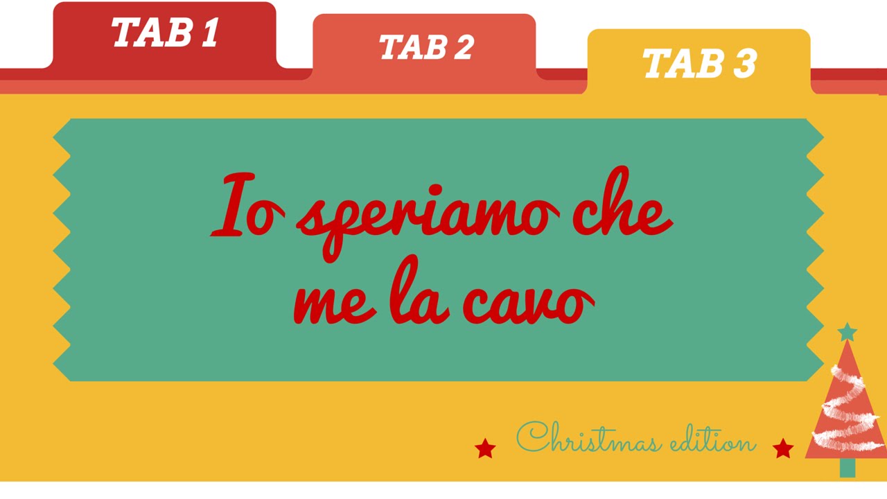 Io speriamo che me la cavo!!!!! Christmas Edition YouTube Io speriamo che me la cavo!!!!! Christmas Edition YouTube