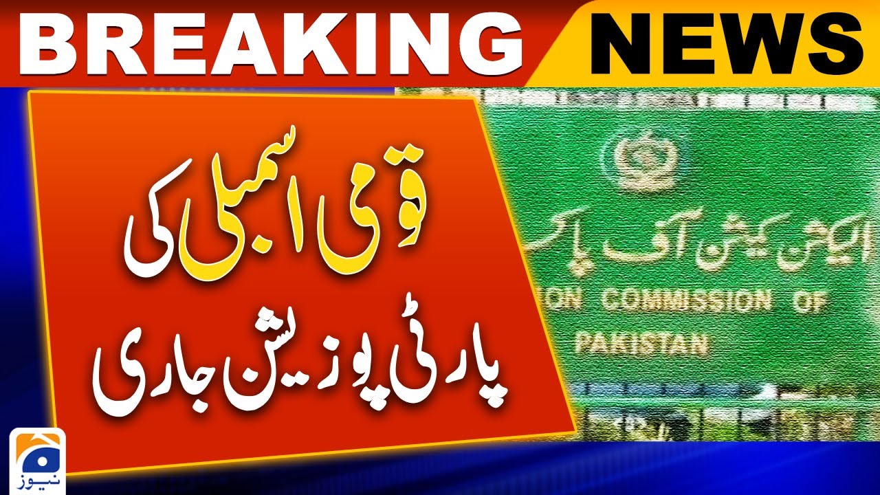 NA release National Assembly party position Geo News YouTube