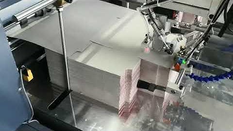 Customer factory: ASJ800 automatic gluing machine with two feeders making two boxes same time