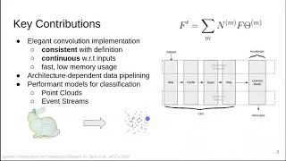 Sparse Convolutions on Continuous Domains, ACCV2020 Presentation