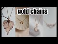 gold chain /gold necklace for women/simple gold chain