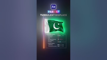 AE Part 47 | How to Flag Animation Using Turbulent Displace in Adobe After Effect | #flag #animation