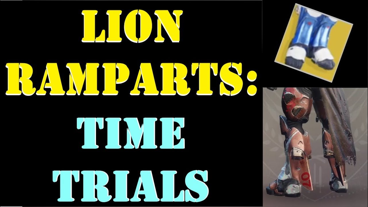 Destiny 2 LION RAMPARTS TIME TRIALS MAKES YOU A PVP GOD? YouTube