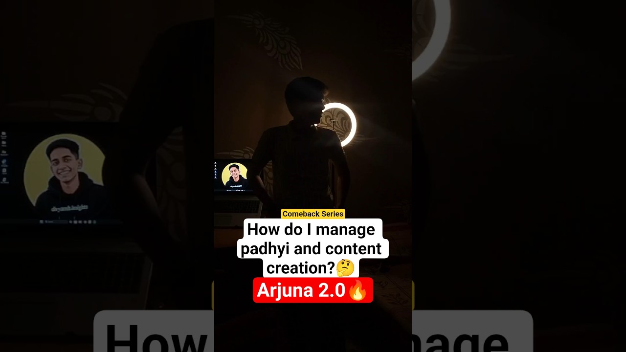 How Do I Manage Studies & Content Creation?🔥#explorepage #minivlog #studentlife #arjunareboot #viral