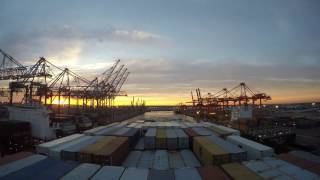 Maersk Sofia approaching Port Newark