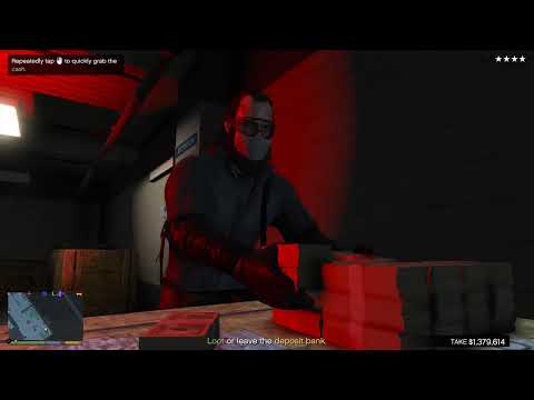 GTA 5 - Grapeseed Bank Heist / Small Town Massacre + Ten Star Escape