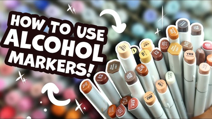 HOW TO COLOR with ALCOHOL MARKERS 🎨 