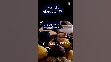 The Brain Bias Implicit stereotypes #shorts