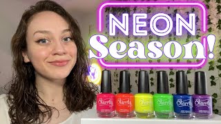 These Were… Not What I Was Expecting 🫠 Starrily NOBLE NEONS  🌈 Swatches, Comparisons + Review!