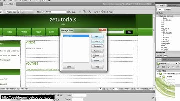 How to Upload a Website to the Web - Dreamweaver CS4