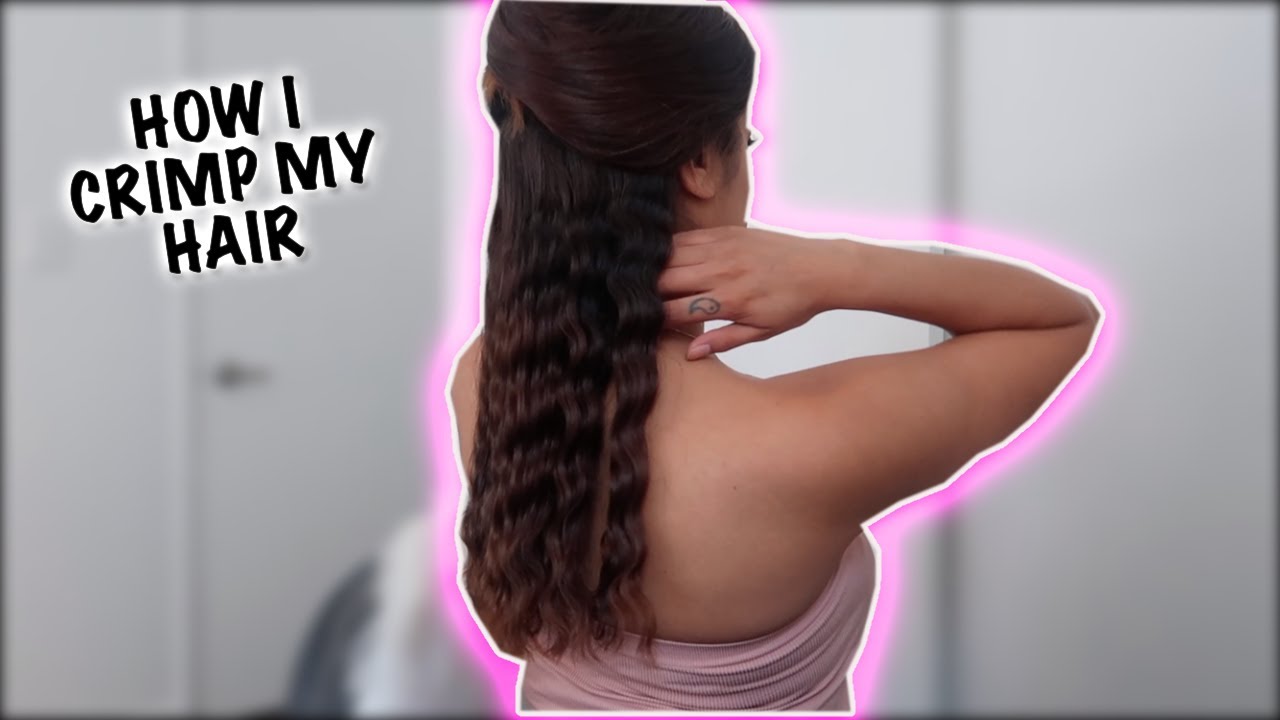 HOW I GET WAVY/ CRIMP HAIR ! YouTube