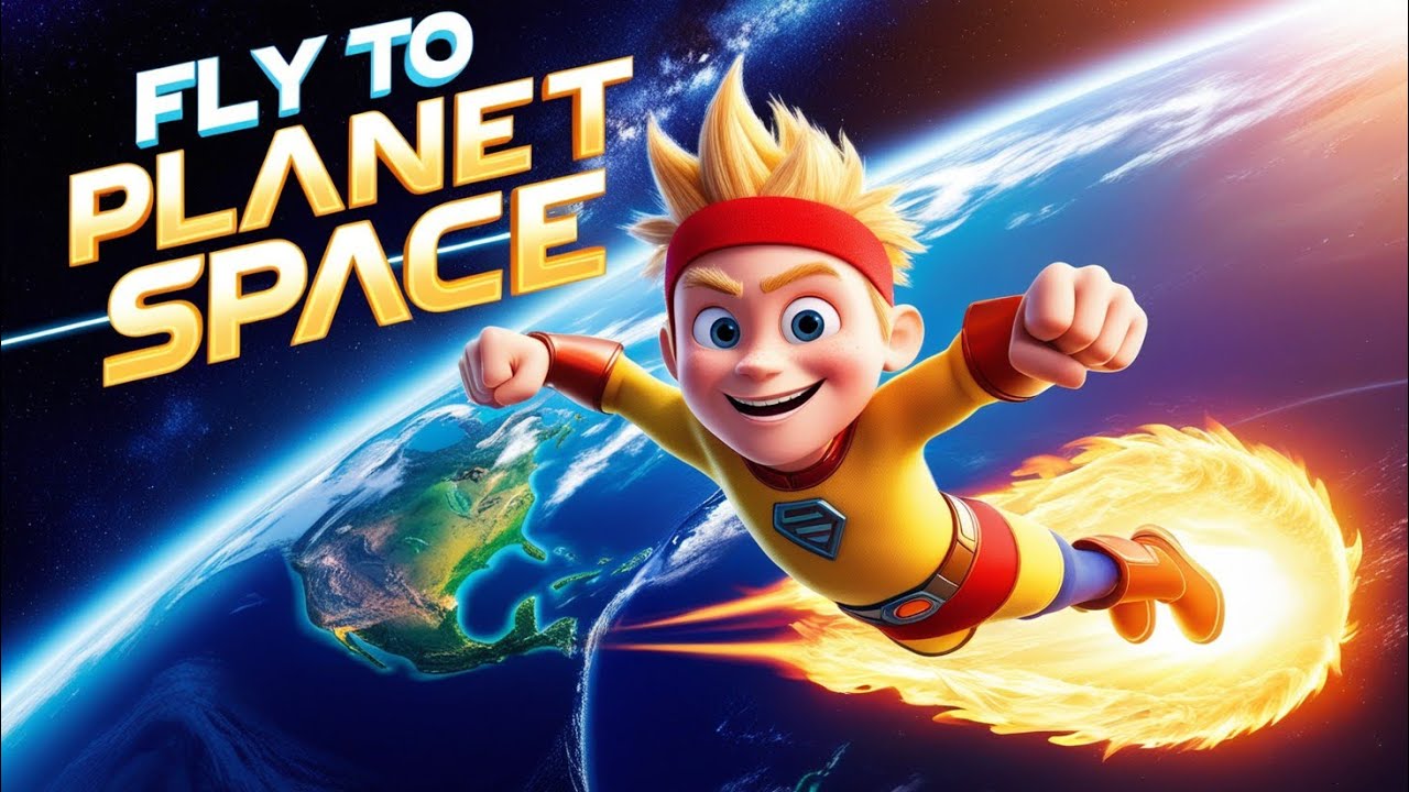 Obby fly to planet space gameplay reach the planet and set a distance record!