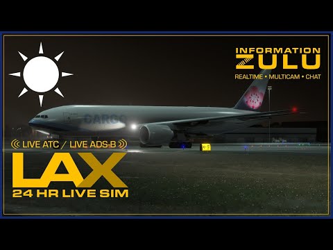✈️ LAX LIVE SIM | Morning Pacific Arrivals 6a–3p | ADS-B + Real ATC | KLAX LAX | APR 15 2026