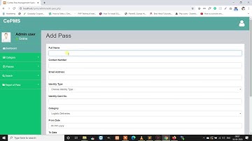 Curfew e-Pass Management System using PHP and MySQL | Curfew e-Pass Management Project in PHP
