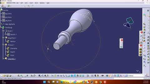 Nguyễn Hồng Thắng - Video 37 - Hướng dẫn vẽ Part design (bài 22)