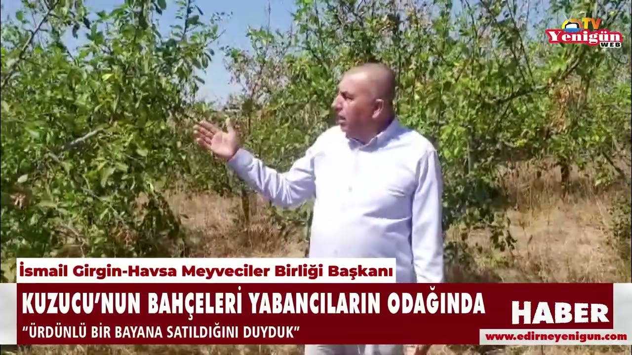 Kuzucu’nun bahçeleri yabancıların odağında
