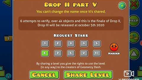 Drop II finished Geometry dash 2.2 beta
