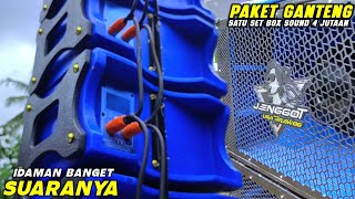 Idaman Banget  Suara 1 Set 4jutaan Box Sound System Keluarga Brewok