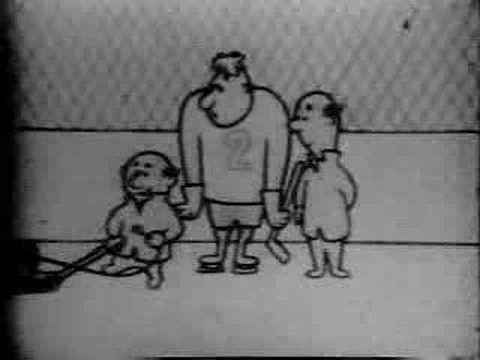 Bert and Harry Piel at the Hockey Game
