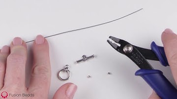 How to Use Crimping Pliers to Crimp Crimp Beads Tutorial Video | Fusion Beads