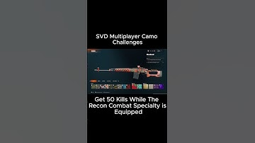 SVD Multiplayer Camo Challenges #blackops6 #callofduty