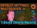 [World Record] Default Settings Multiplayer Factorio Speedrun in 1:34:43 by Team Steelaxe