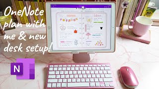 OneNote Plan With Me, New Desk Setup & Planners Update!