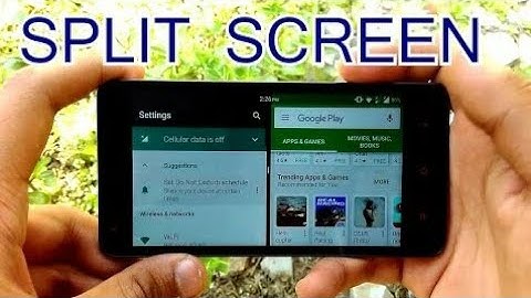 HOW TO SPLIT ANDROID SCREEN Multiply Video | How To Enable Multi-Windows In Android