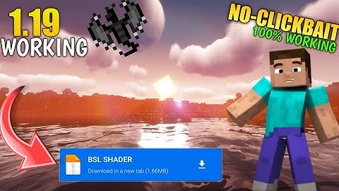 REALISTIC 🥰 BSL Shader For Minecraft Pe 1.19 || Bsl Shader Mcpe 1.19 ( Render Dragon Support )