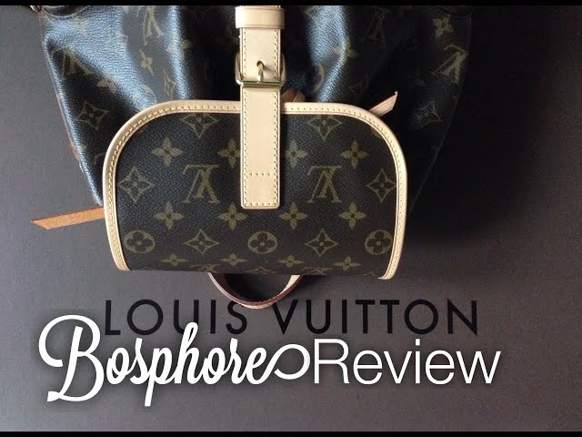 LV Bosphore Backpack + Canvas Comparison and Mod Shots 