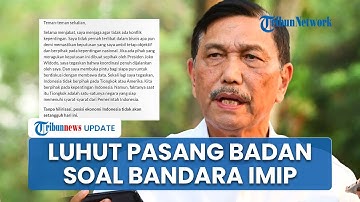 Pasang Badan soal Bandara IMIP yang Dituduhkan ke Jokowi, Luhut: Koordinasi Penuh Dijalankan Saya
