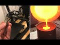 “pouring” REAL METAL into 3-D printed parts (challenges)