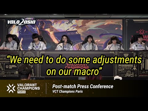 EDward Gaming (NRG vs. EDG) Post-Match Press Conference at VCT Champions Paris 2025