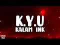 Kyu official lyrics  kalam ink  prod by raspo  2021 lofi story telling india
