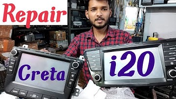 Creta music system repair | Hyundai i20 Music system repair | creta stereo problem | i20 stereo #i20